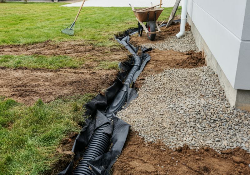 Professional Drainage System Setup